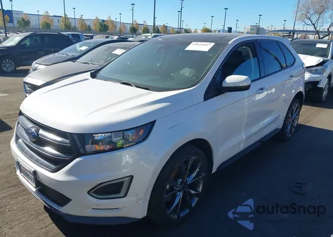 2016 Ford Edge Sport from USA, damaged, VIN 2FMPK4AP1GBC31358